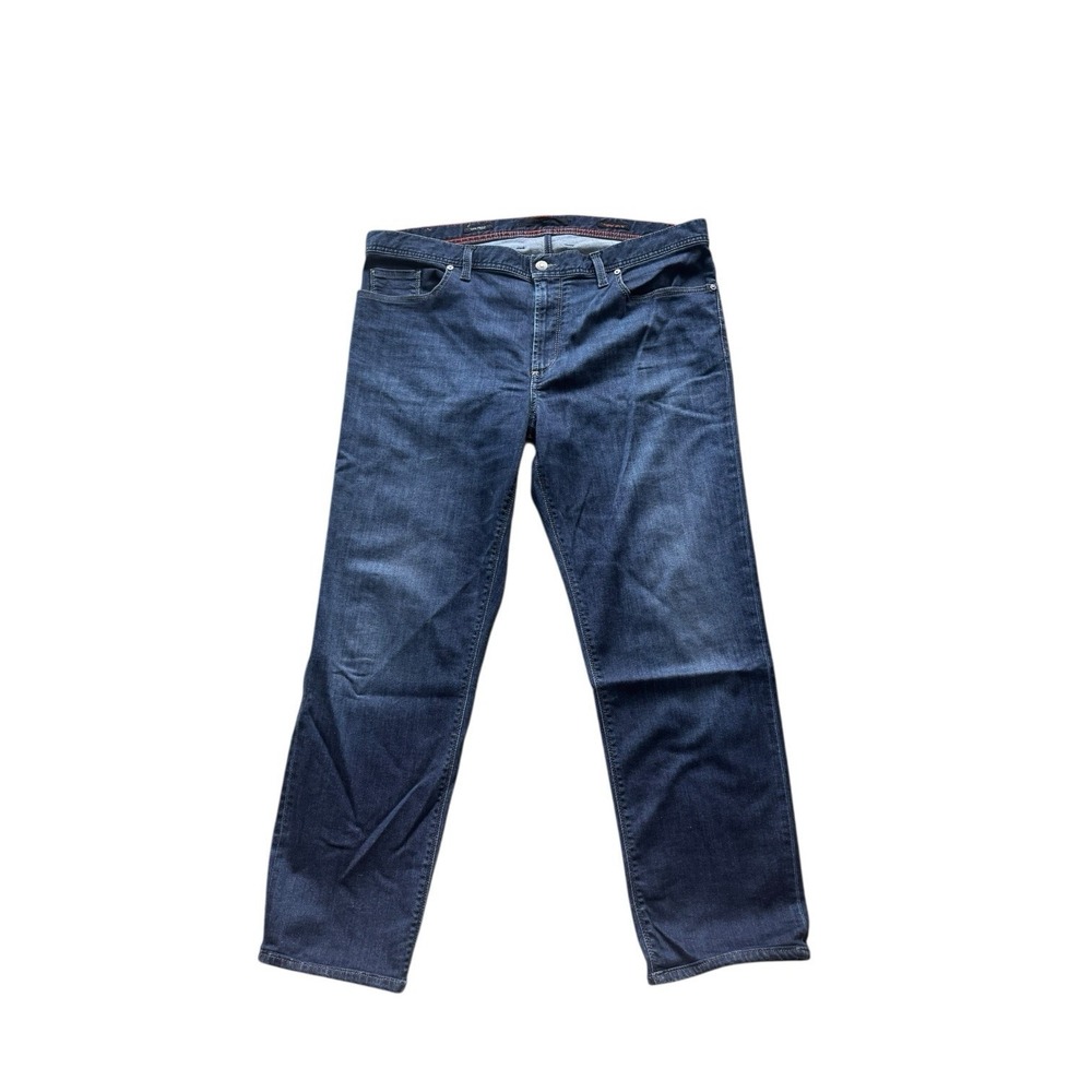 Alberto Pipe Regular‎ Slim Fit Jeans Men Size 38x26.5 Altered Dark Denim Stretch